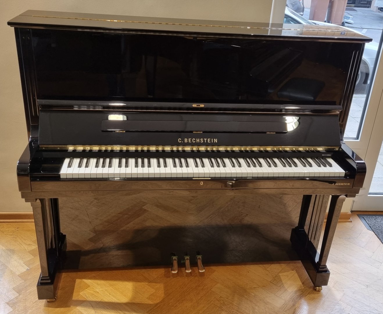 C. Bechstein Concert 8 von 2006 in Black glossy
