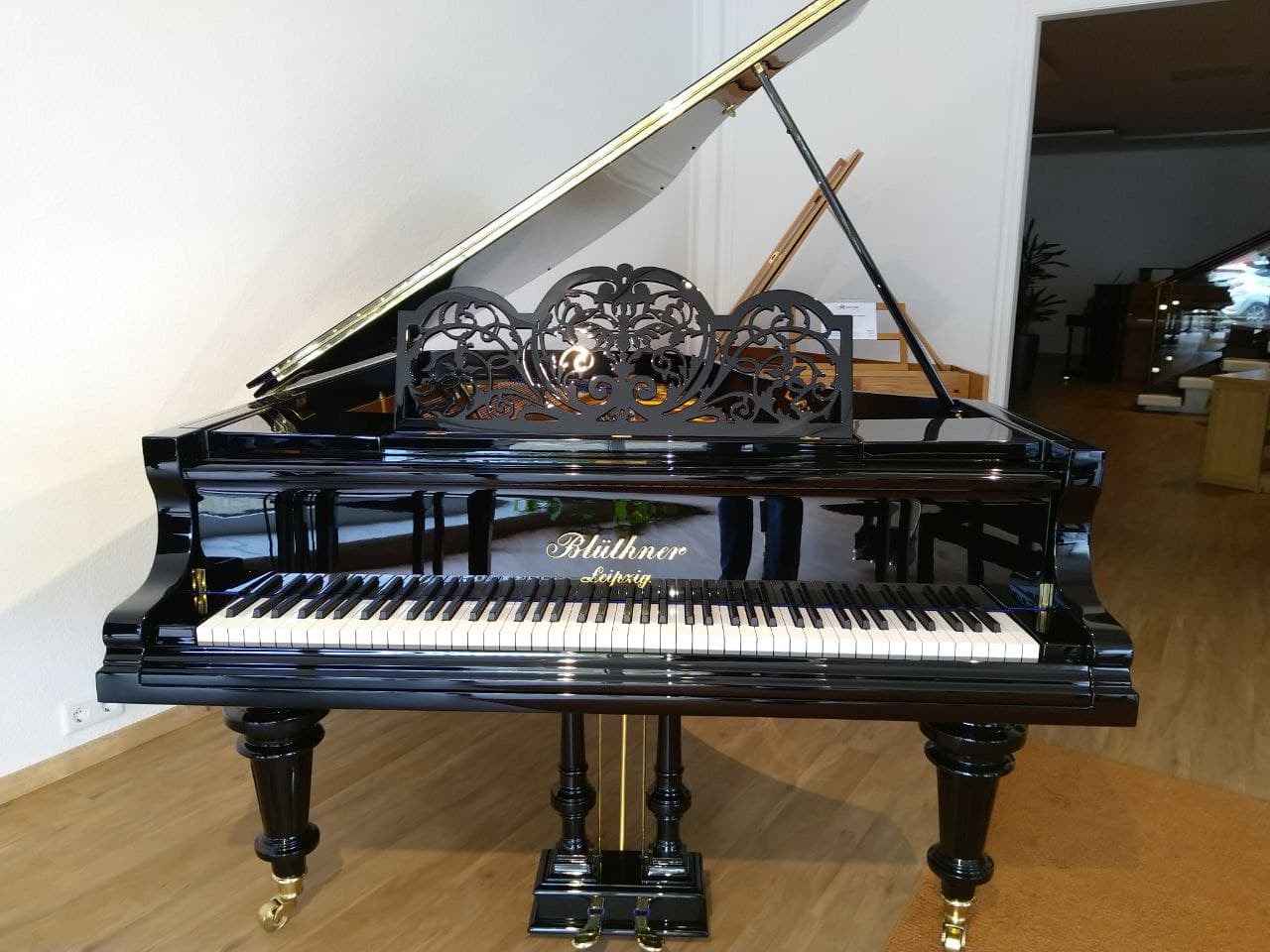 Blüthner Aliquot 190 von 1906 in Black glossy