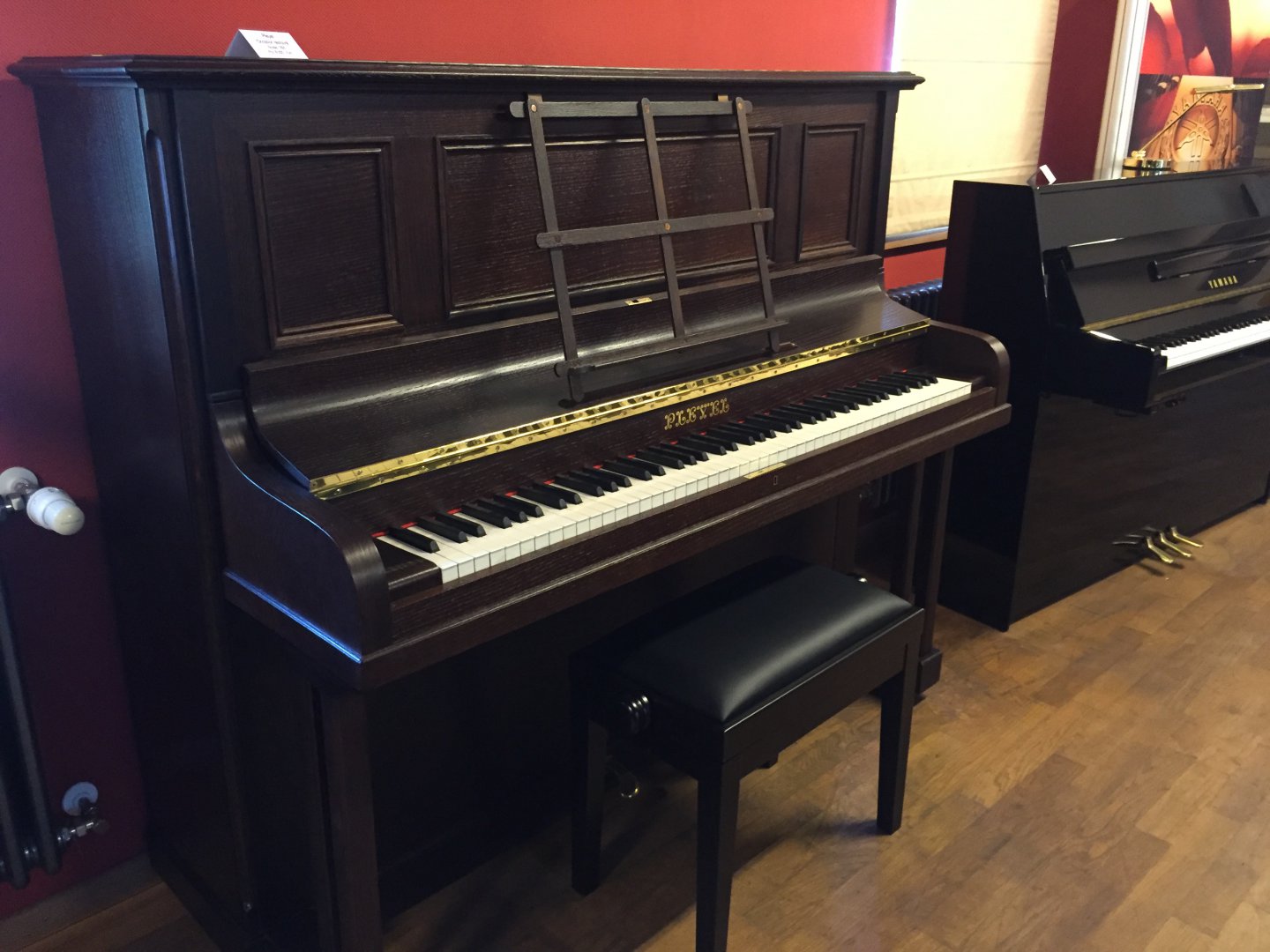 Pleyel Modell 135 schwarz satiniert von 1926 in Oak matt