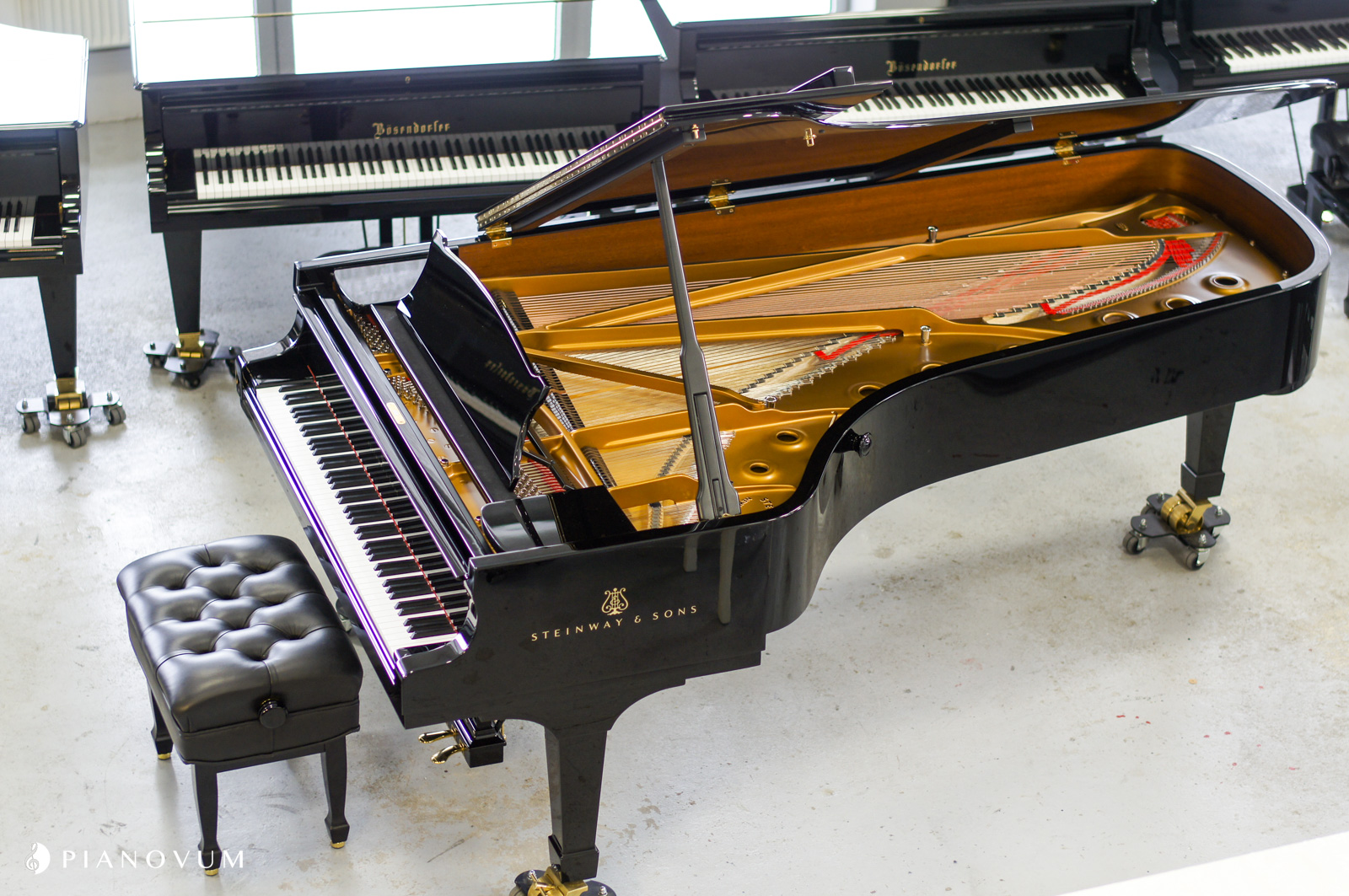 Steinway & Sons D-274 von 2013 in Black glossy