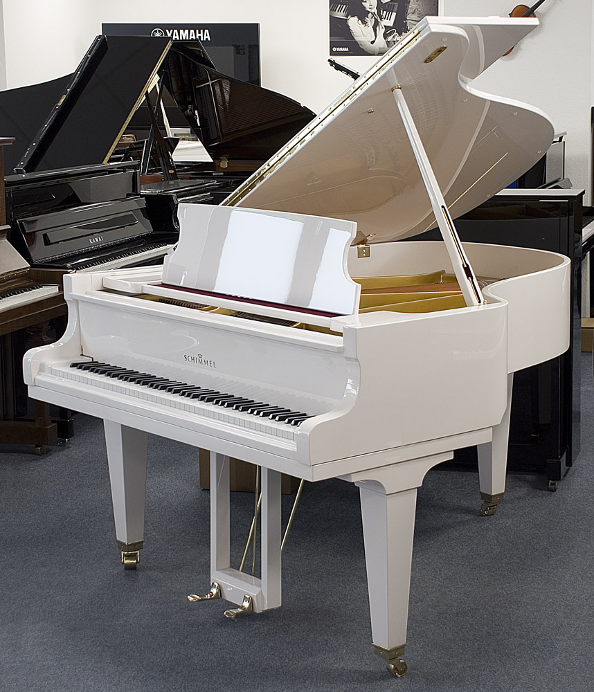 Schimmel 174cm von 1985 in White glossy